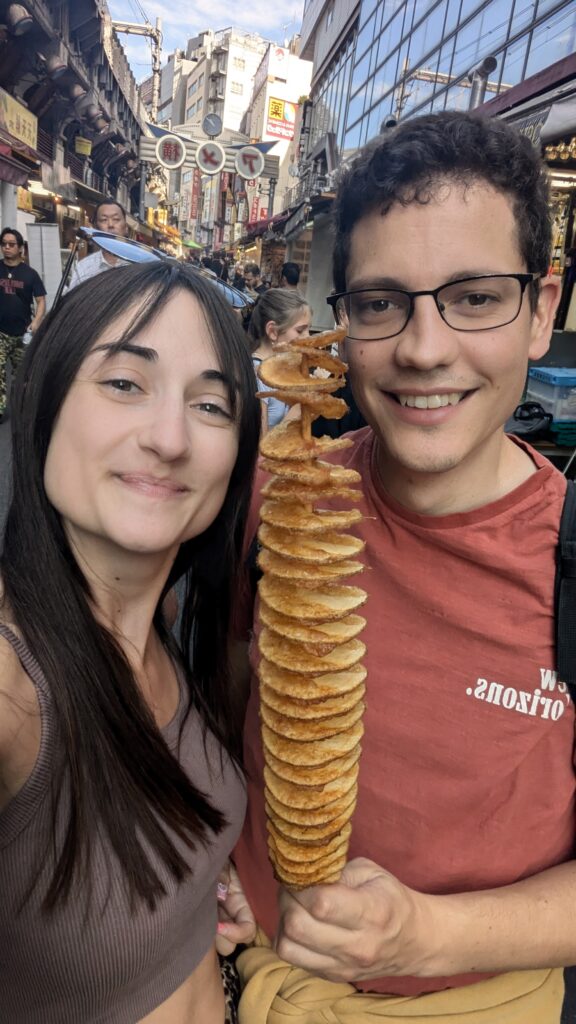 Patata tornado de Ameyoko