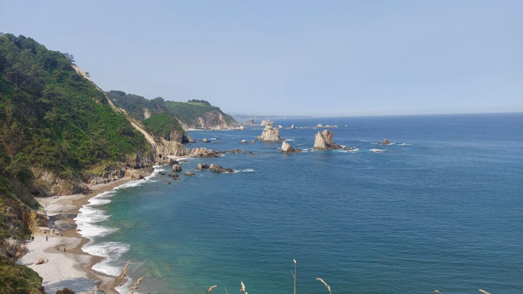 Playa del Silencio desde el mirador
